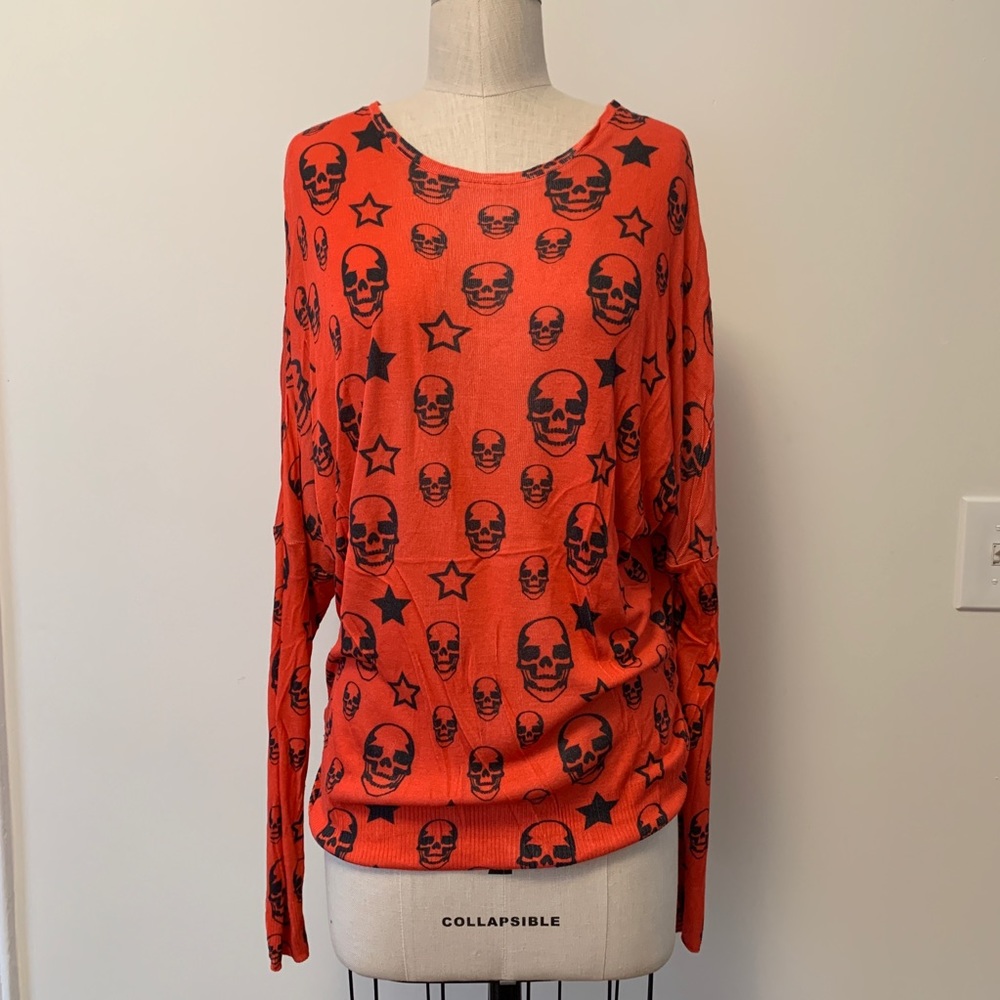 Philipp Plein skull sweater red